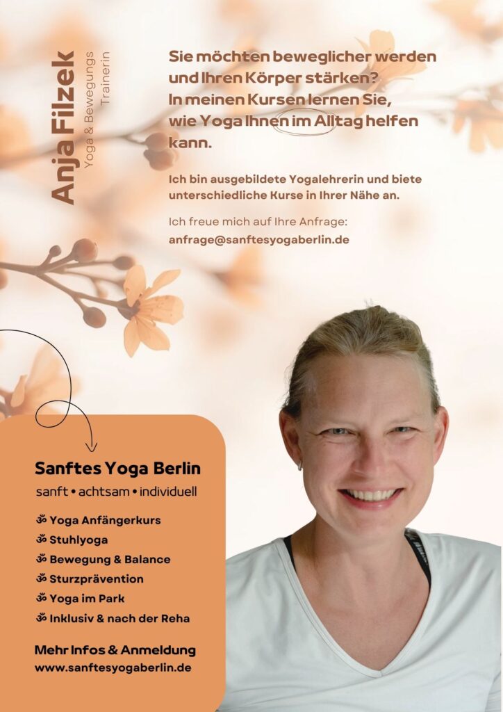 Flyer Sanftes Yoga Berlin